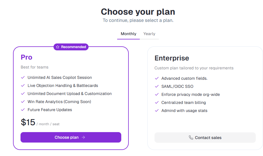 Cluely AI monthly price